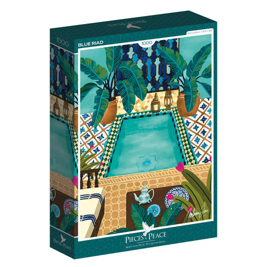 Puzzle 1000 Pièces "Riad" - Pieces & Peace
