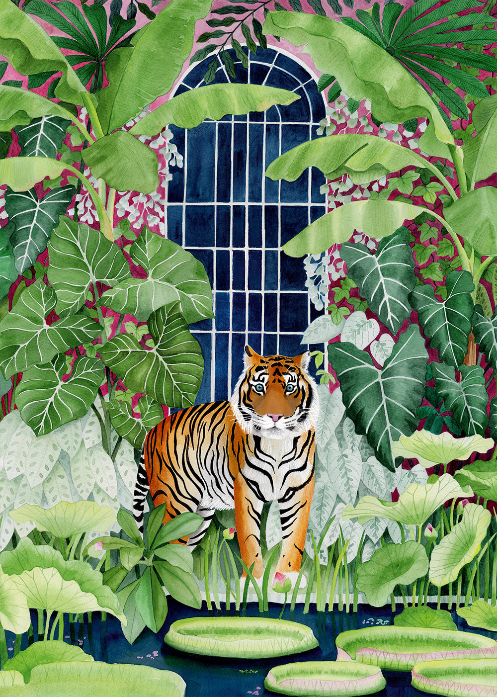 Puzzle 1000 Pièces "Greenhouse Tiger" - Pieces & Peace