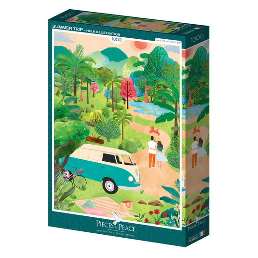 Puzzle 1000 Pièces "Summer Trip" - Pieces & Peace