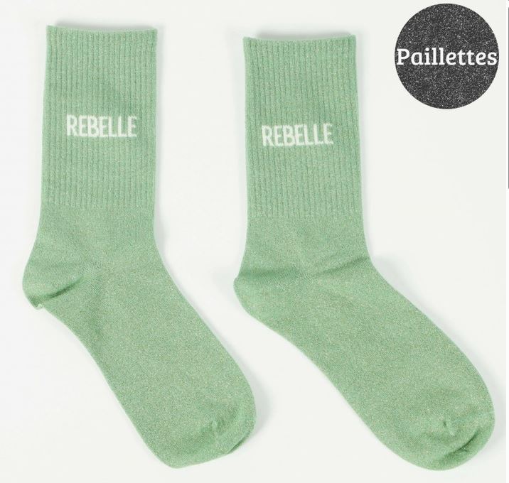 Chaussettes à paillettes REBELLE