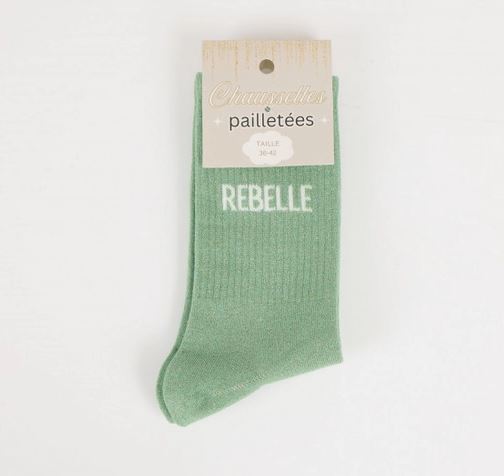 Chaussettes à paillettes REBELLE