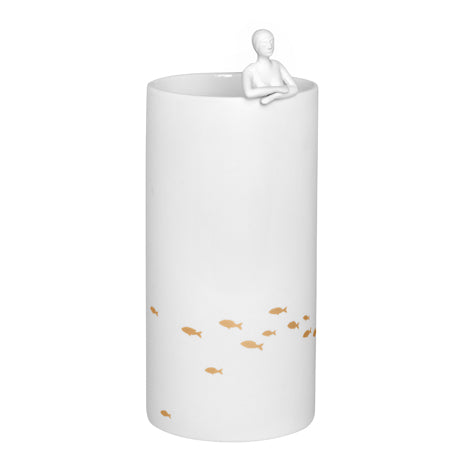 Vase 'poissons' Räder