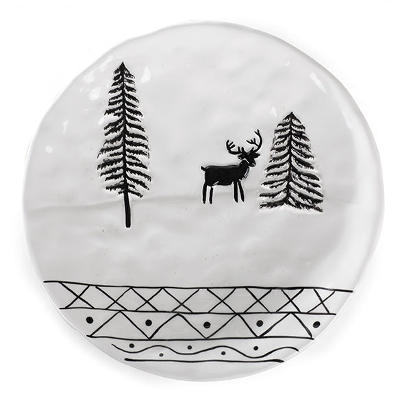 Assiette avec renne ø 20 cm