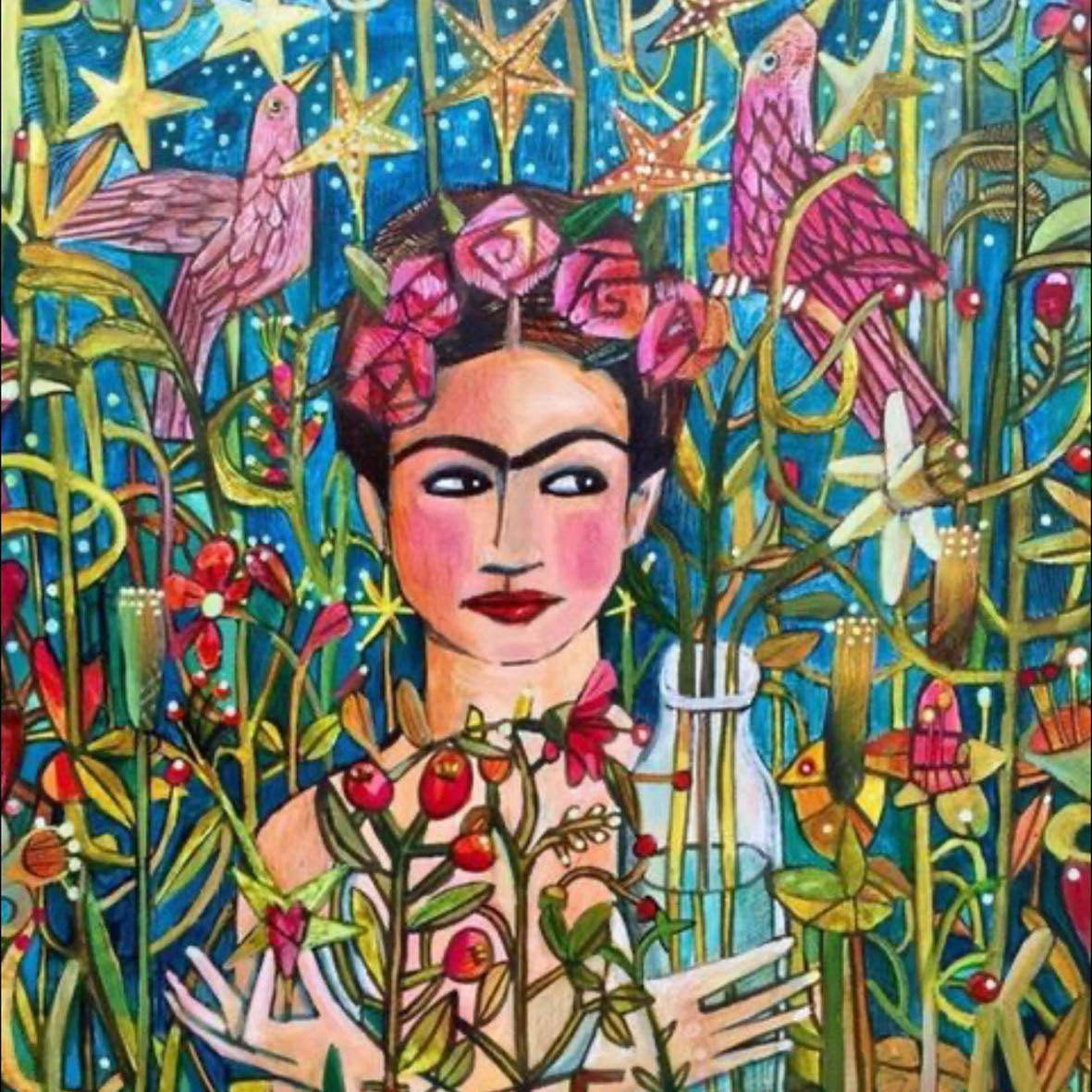 Serviettes en papier LE JARDIN DE FRIDA