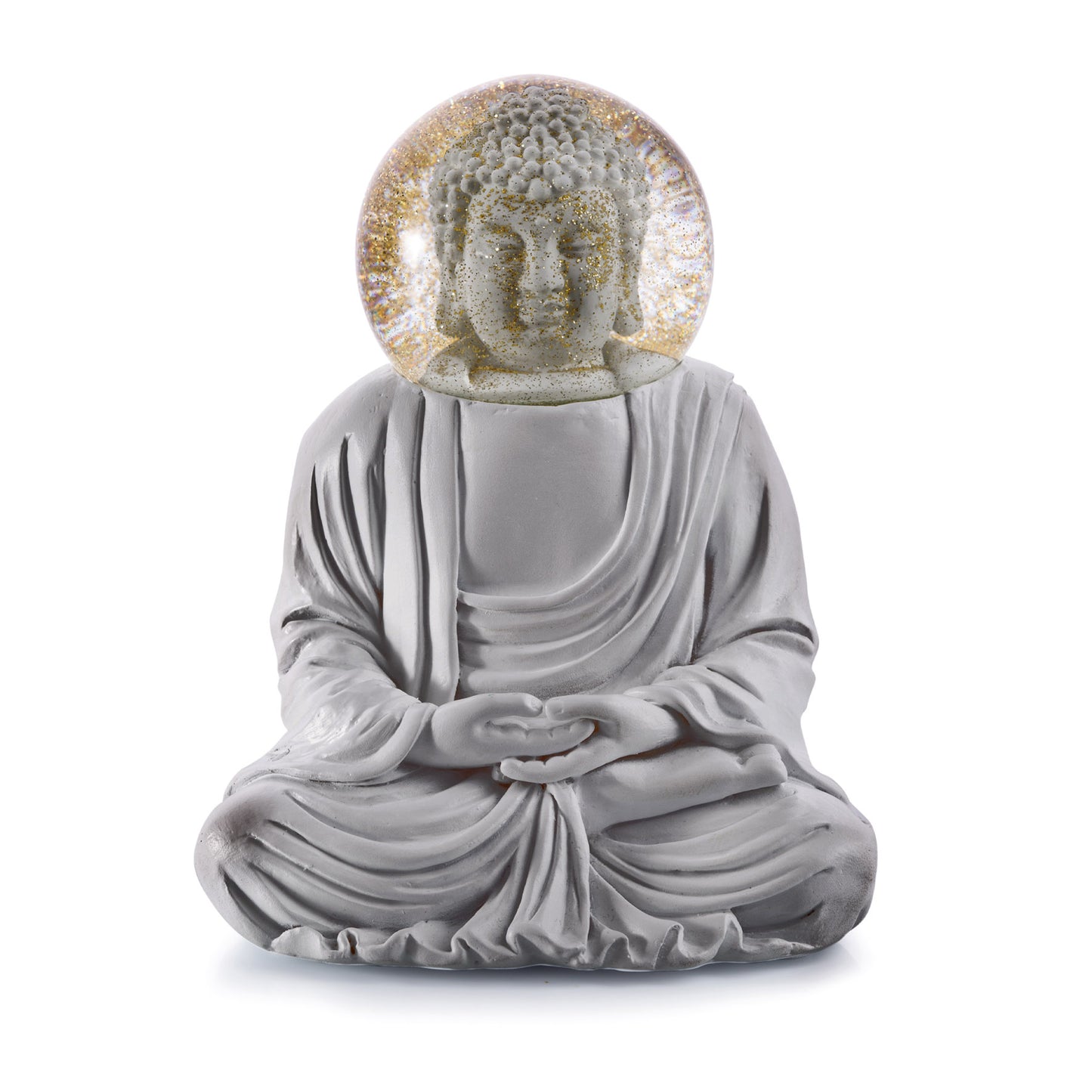 Boule à Neige Bouddha Gris