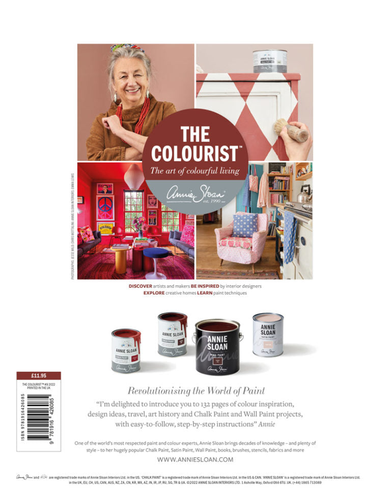 Livre "THE COLOURIST NUMÉRO 9" Earthy Reds - Annie Sloan