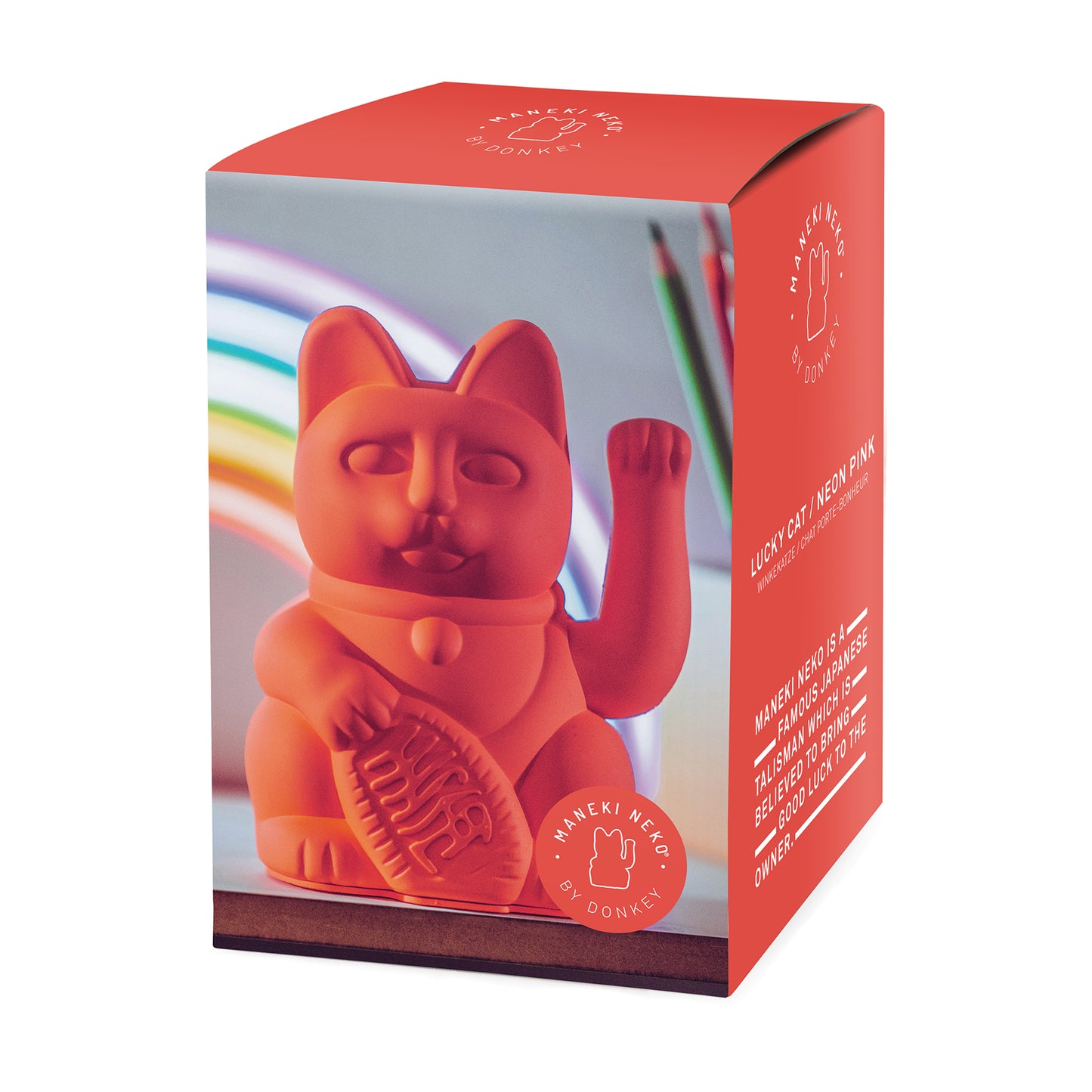 Lucky Cat Néon orange - Energie