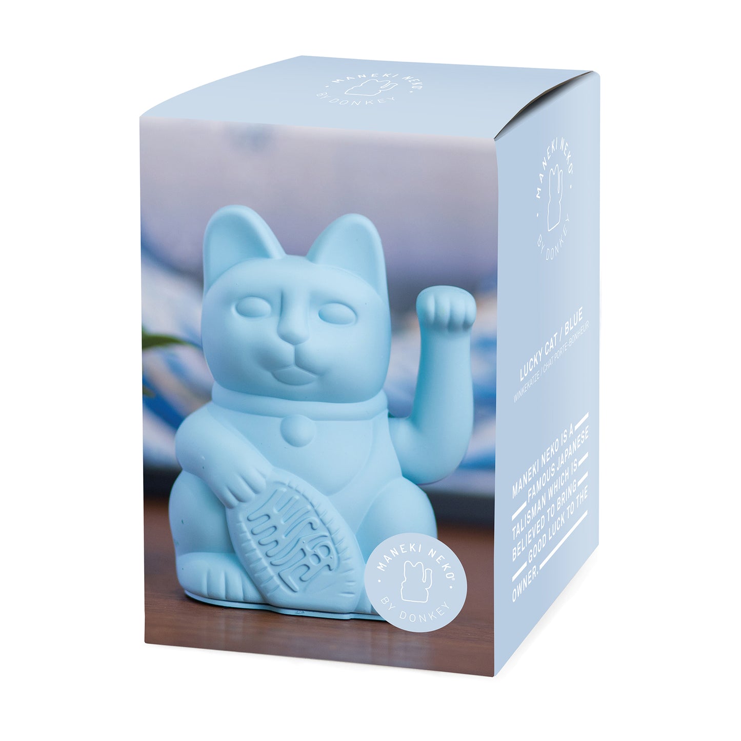 Lucky Cat bleu clair - Tendresse