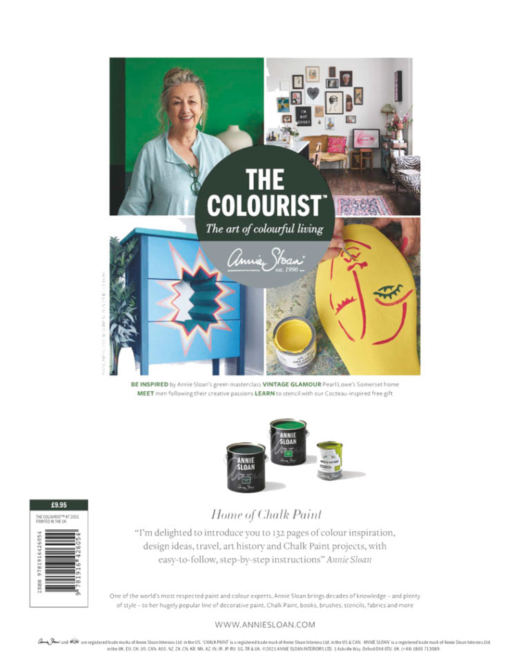 Livre "THE COLOURIST NUMÉRO 7" Going Green - Annie Sloan