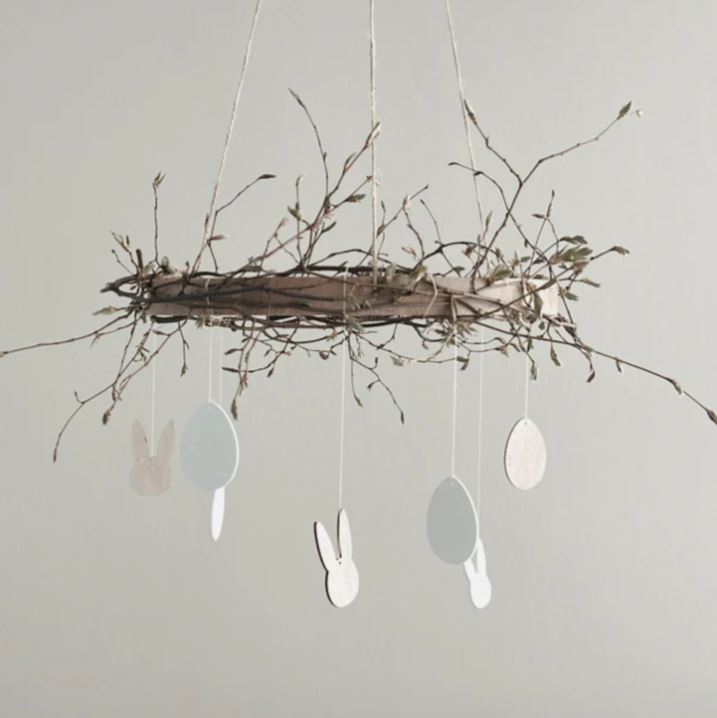 Couronne en bois cœur de chêne diam 36 cm