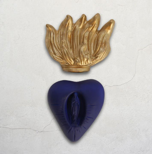 EX VOTO "FLAMBOYANT" BLEU KLEIN - J'ai vu la vierge