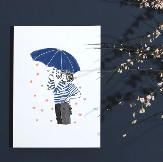 AFFICHE A4 - SOUS LA PLUIE