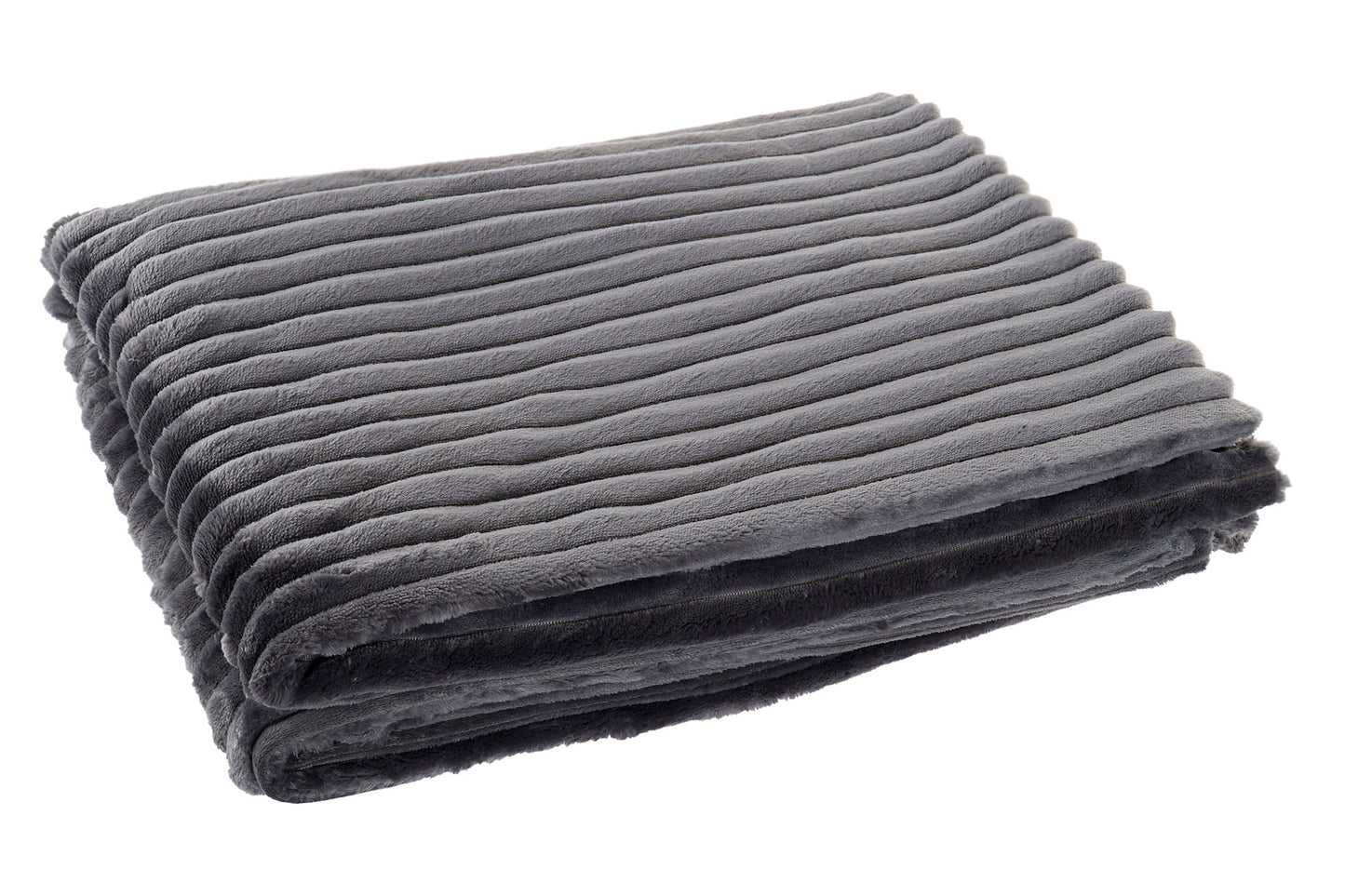 PLAID 150 X 200 CM - gris foncé