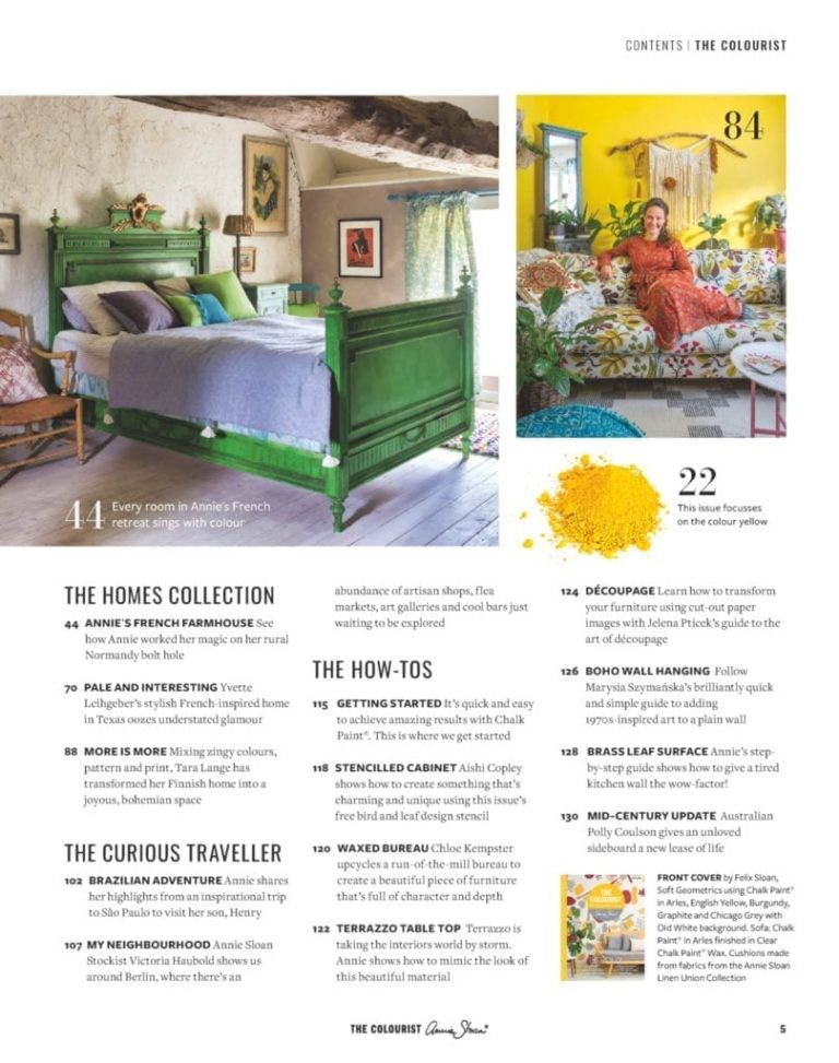 Livre "THE COLOURIST NUMÉRO 2" Be Bold ! - Annie Sloan