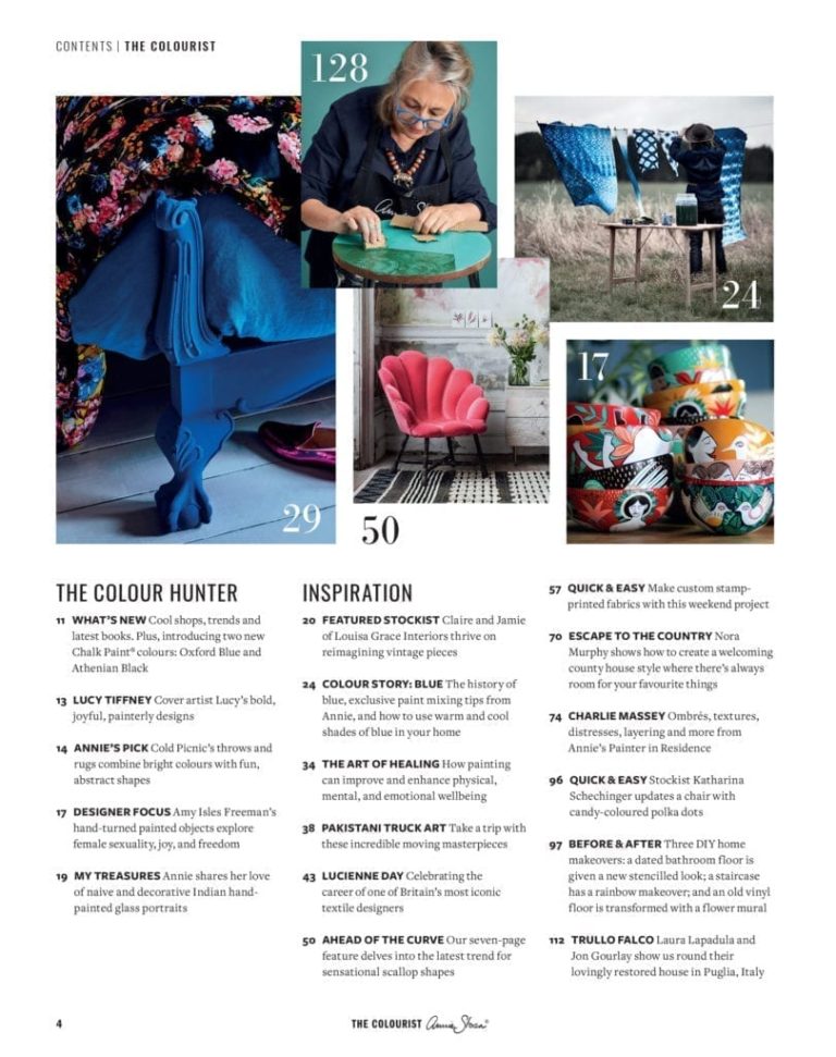 Livre "THE COLOURIST NUMÉRO 3 "Go Wild - Annie Sloan