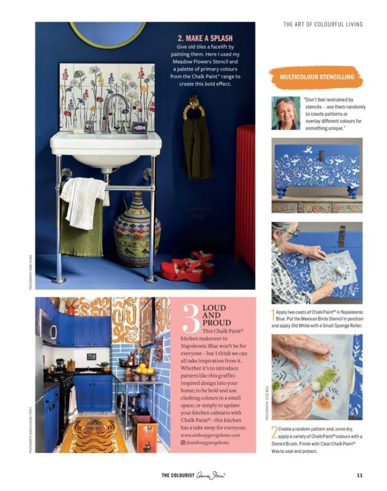 Livre "THE COLOURIST NUMÉRO 5" Hot & Spicy - Annie Sloan