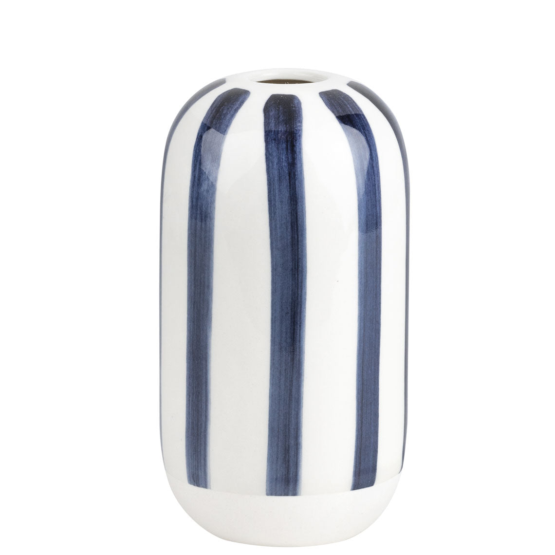 Vase bleu d'encre "rayures" - Räder