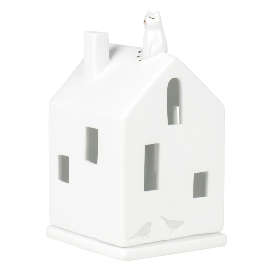 Maison en porcelaine photophore "Chat" - Räder