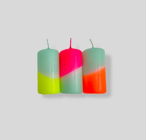 BOUGIES Dip Dye Neon Rainbows drops - Pink Stories