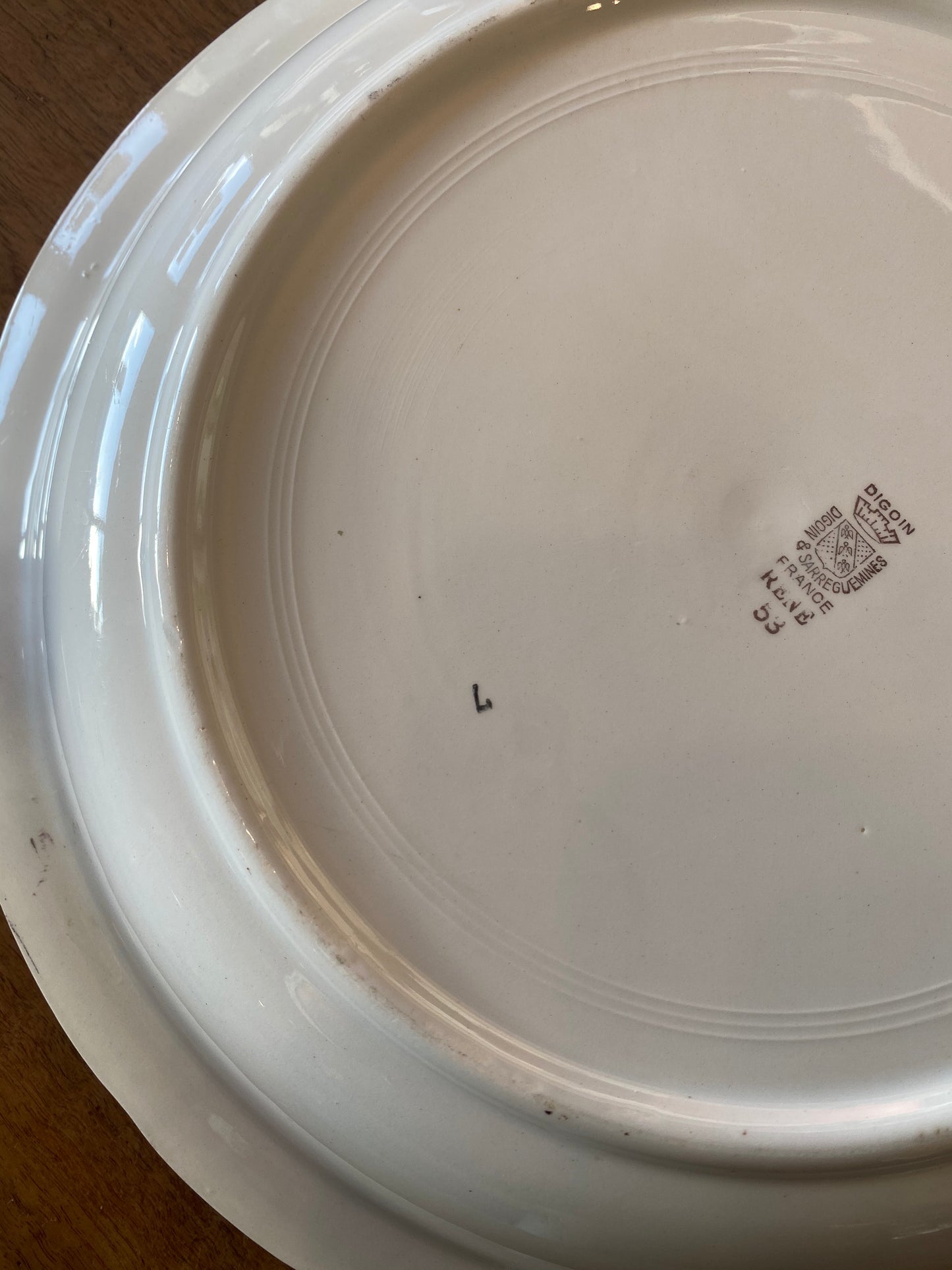 Grand plat de service Digoin
