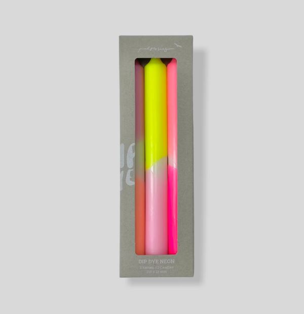 BOUGIES Dip Dye Neon Summer Breeze - Pink Stories