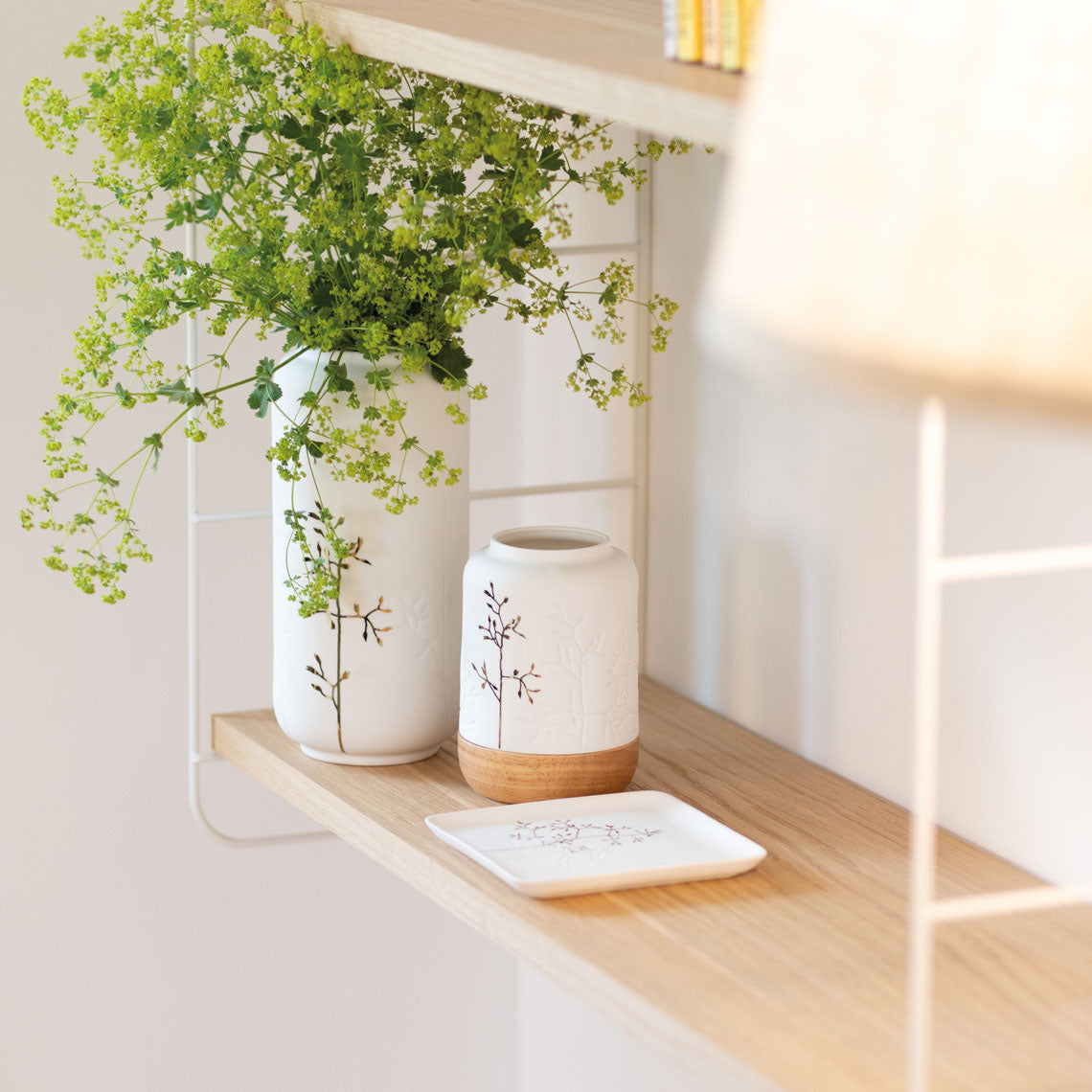 Grand vase branche dorée - Räder