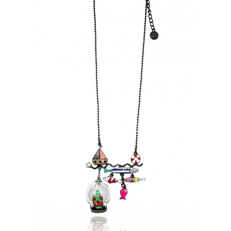 Collier sautoir Vacances à la Mer