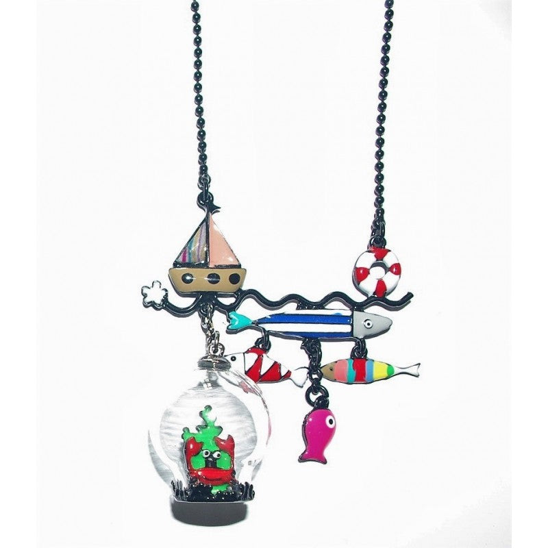 Collier sautoir Vacances à la Mer