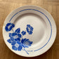 6 assiettes plates fleurs bleues Moulin des Loups