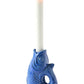 Bougeoir poisson (grand modèle) "monsieur Carafon" - bleu Azur