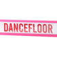 Tableau en verre "dancefloor"
