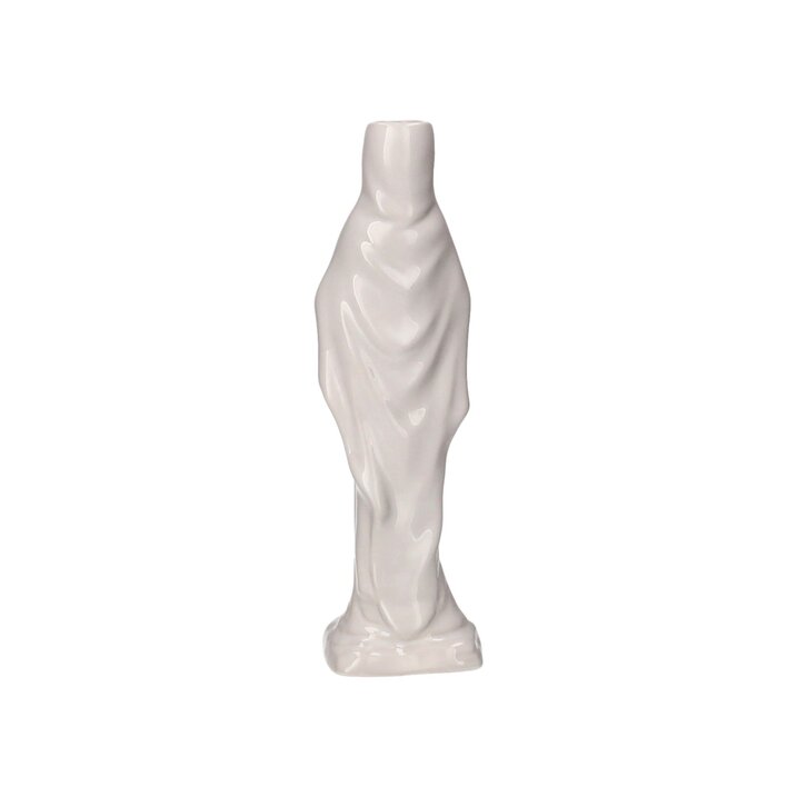 Vase blanc "vierge marie"