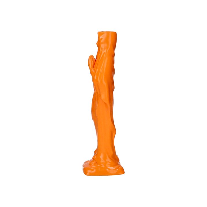 Vase néon orange "vierge marie"