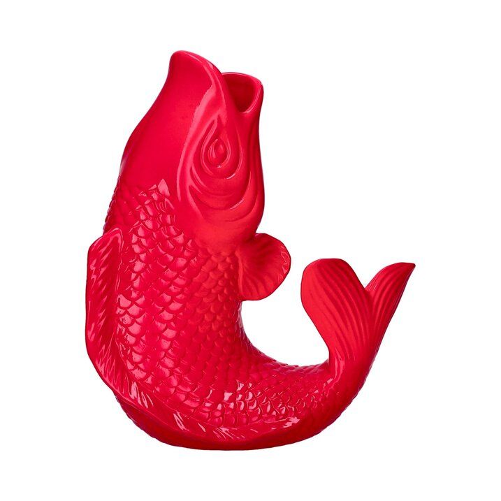 Vase poisson "Mamsell Koi" , taille S, rose néon pink