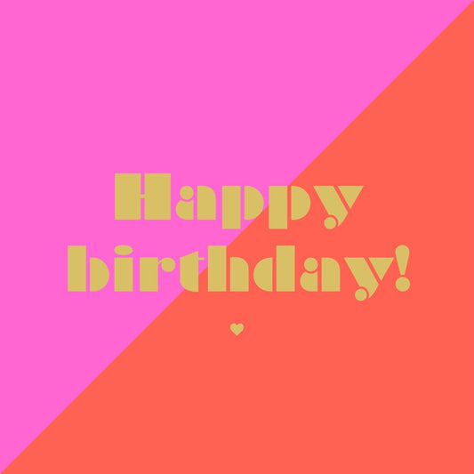 Serviettes en papier HAPPY BIRTHDAY