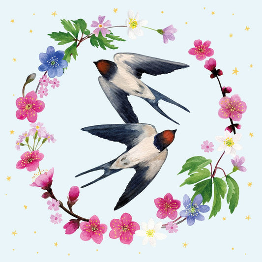 Serviettes en papier HIRONDELLES
