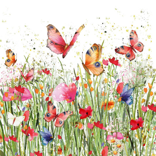 Serviettes en papier PAPILLONS