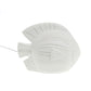 LAMPE POISSON en PORCELAINE BLANCHE
