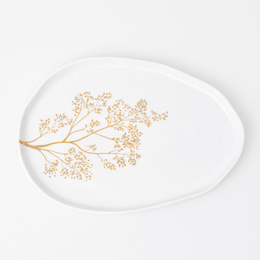 Plat 'branches dorées' - Räder design