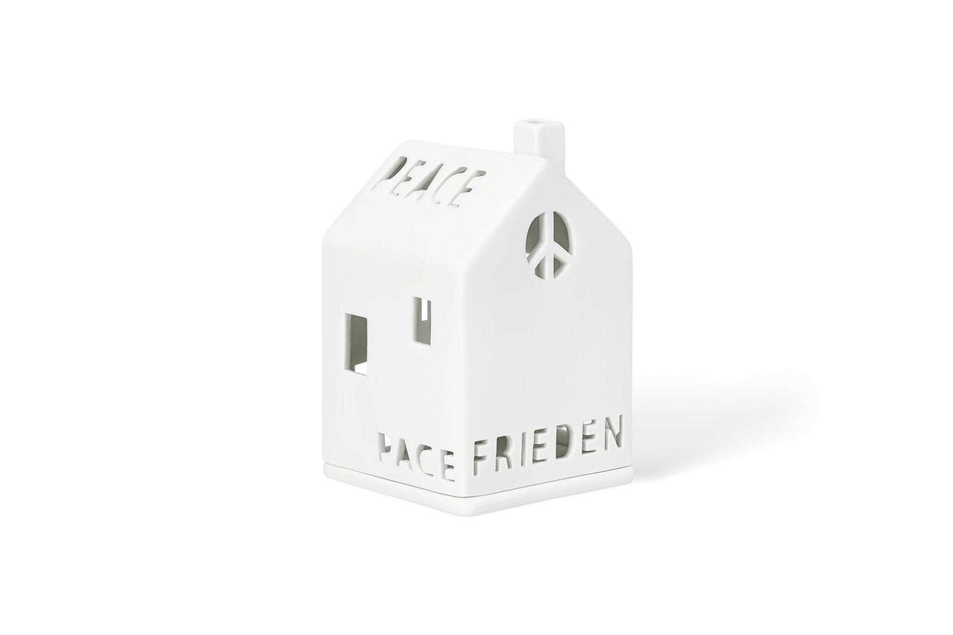 Maison Lumineuse Paix Porcelaine Blanche räder 17302