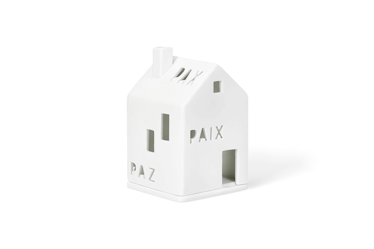 Maison Lumineuse Paix Porcelaine Blanche räder 17302