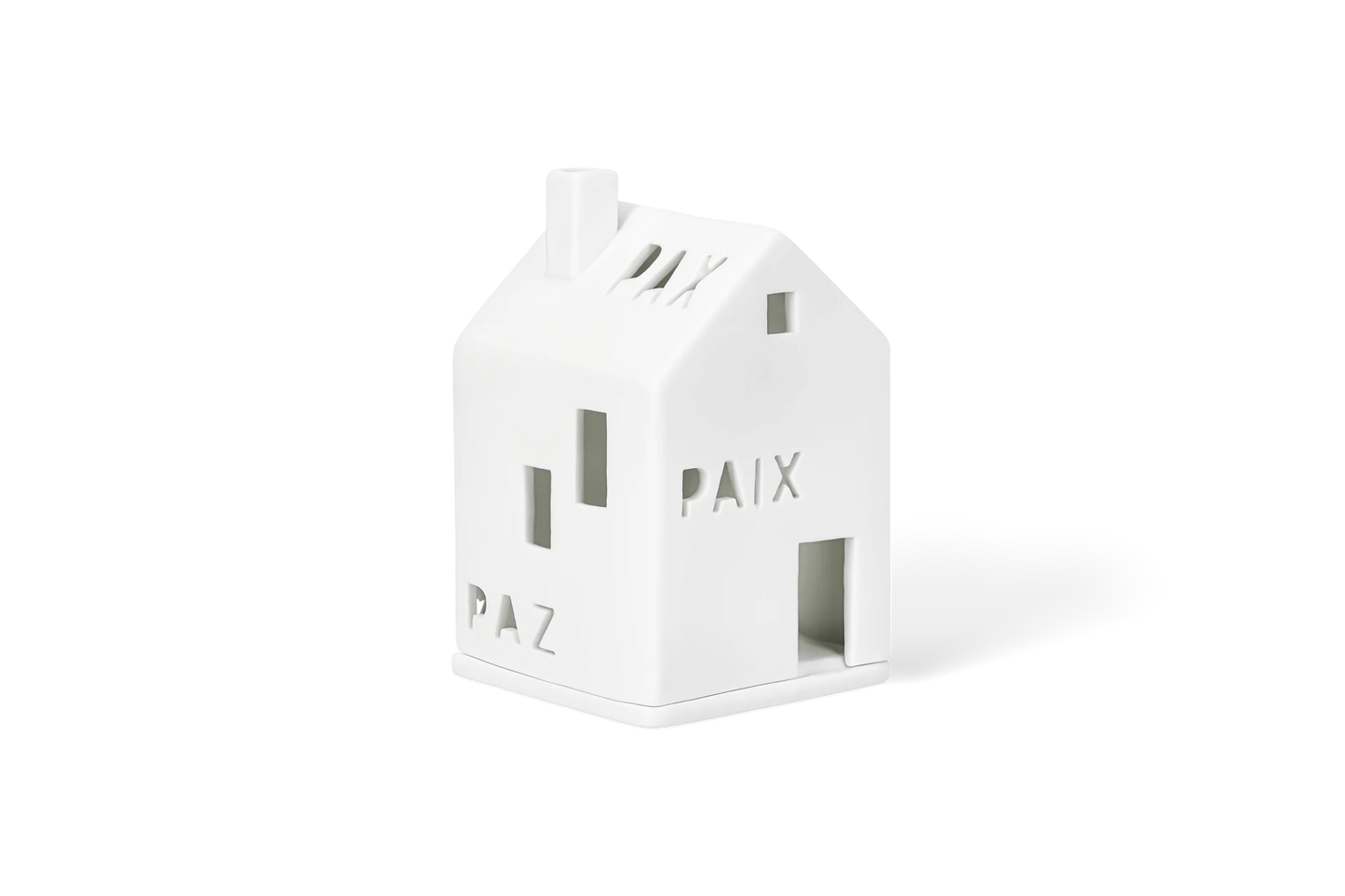 Maison Lumineuse Paix Porcelaine Blanche räder 17302