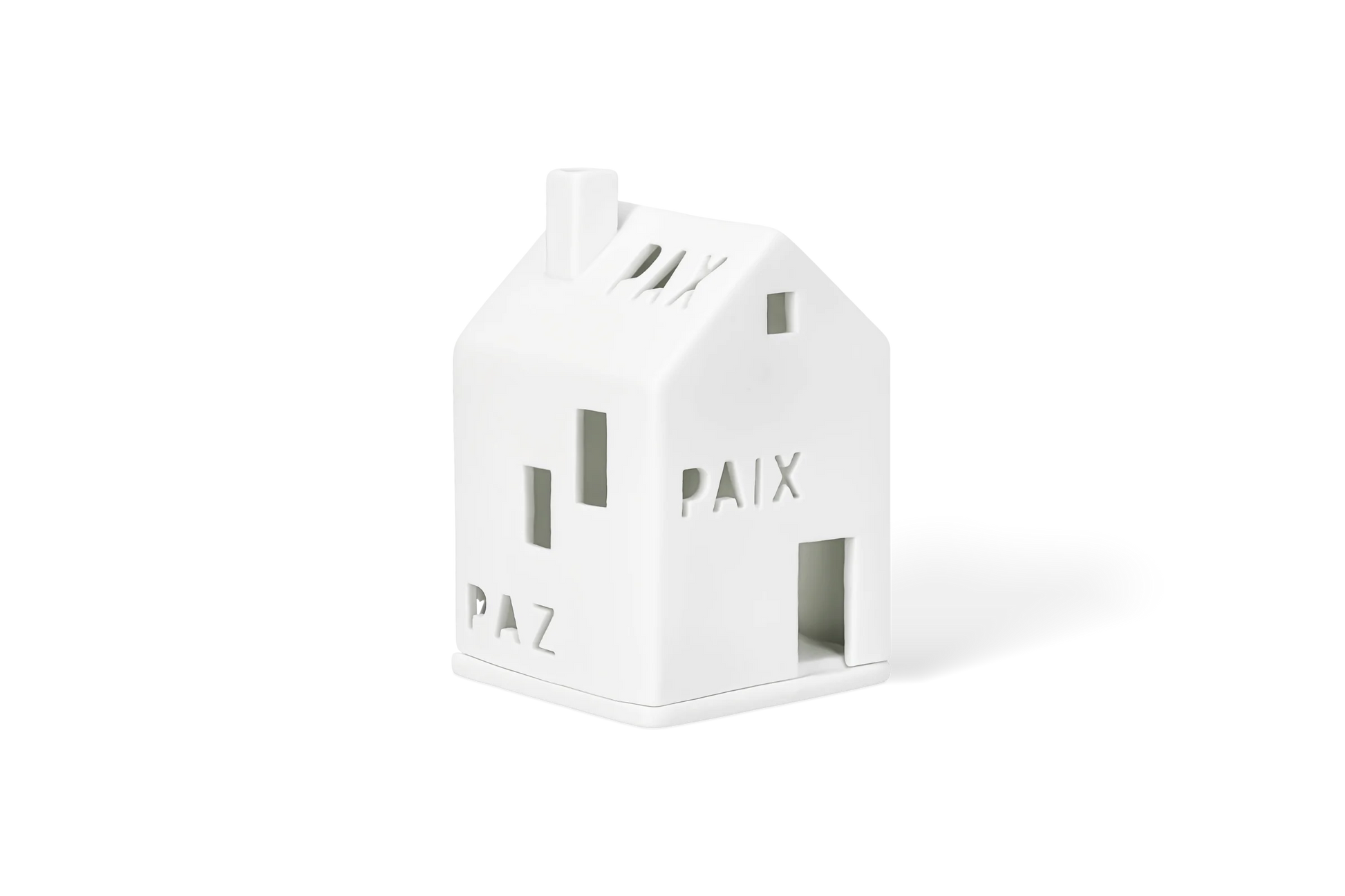 Maison Lumineuse Paix Porcelaine Blanche räder 17302
