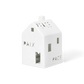 Maison Lumineuse Paix Porcelaine Blanche räder 17302