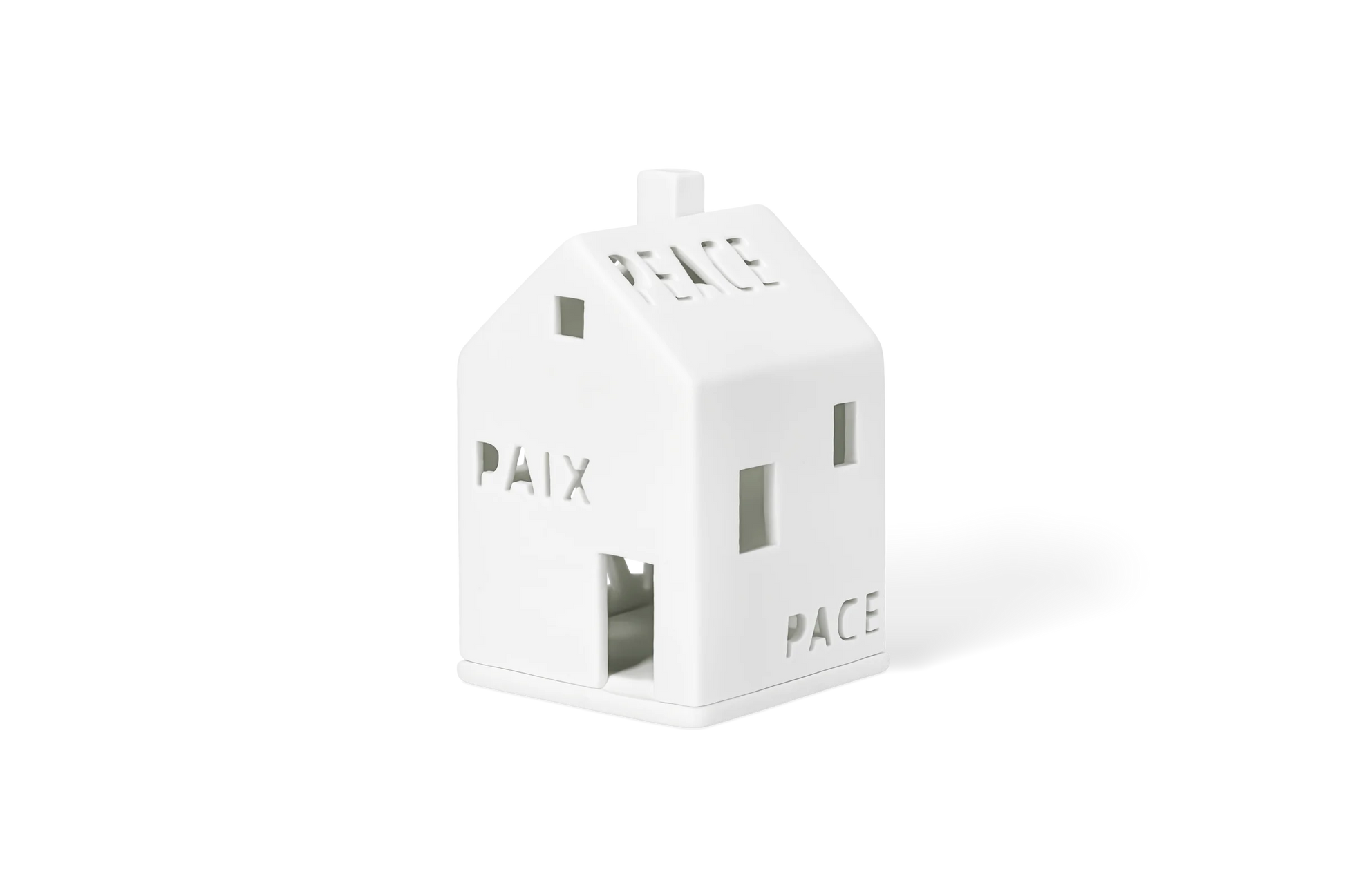Maison Lumineuse Paix Porcelaine Blanche räder 17302