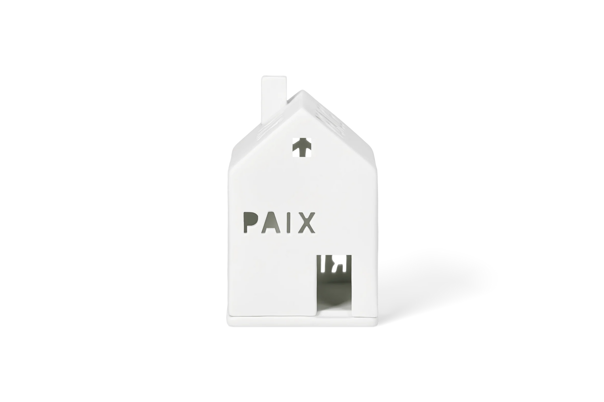 Maison Lumineuse Paix Porcelaine Blanche räder 17302