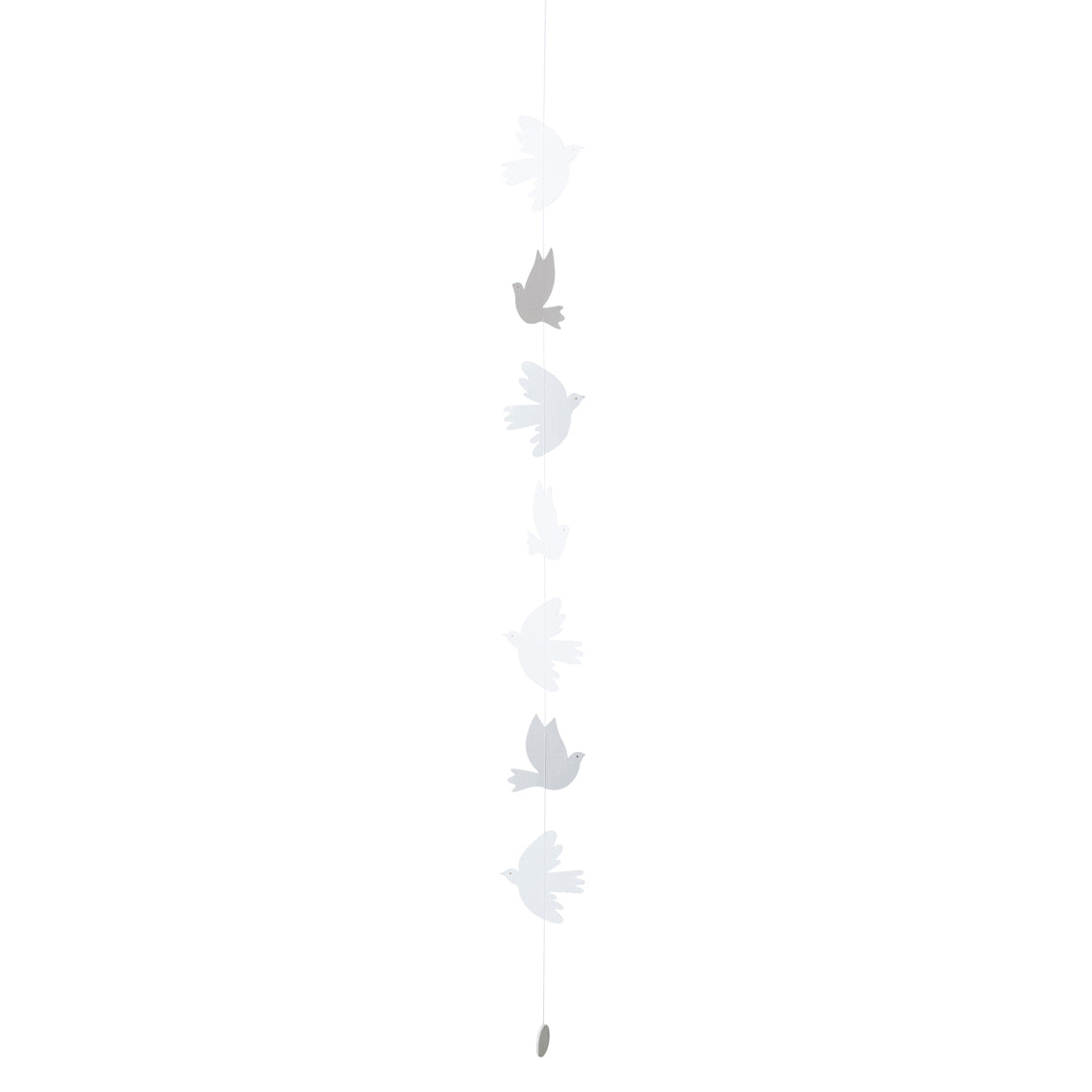 Guirlande verticale oiseaux 'colombes' 97 cm - Räder