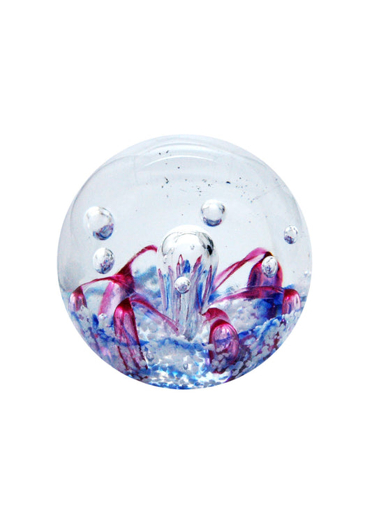 sulfure bleu et rose avec des bulles (petite taille)