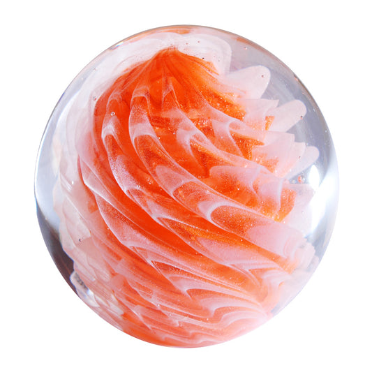 sulfure belle fleur orange irisée (taille moyenne)