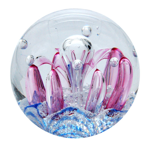 sulfure bleu et rose avec des bulles (Grande taille)